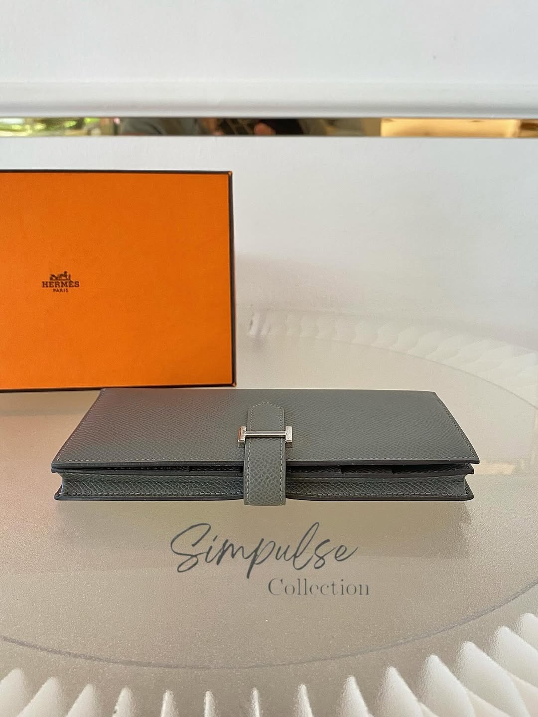 Hermes Bearn Souffle Long Wallet