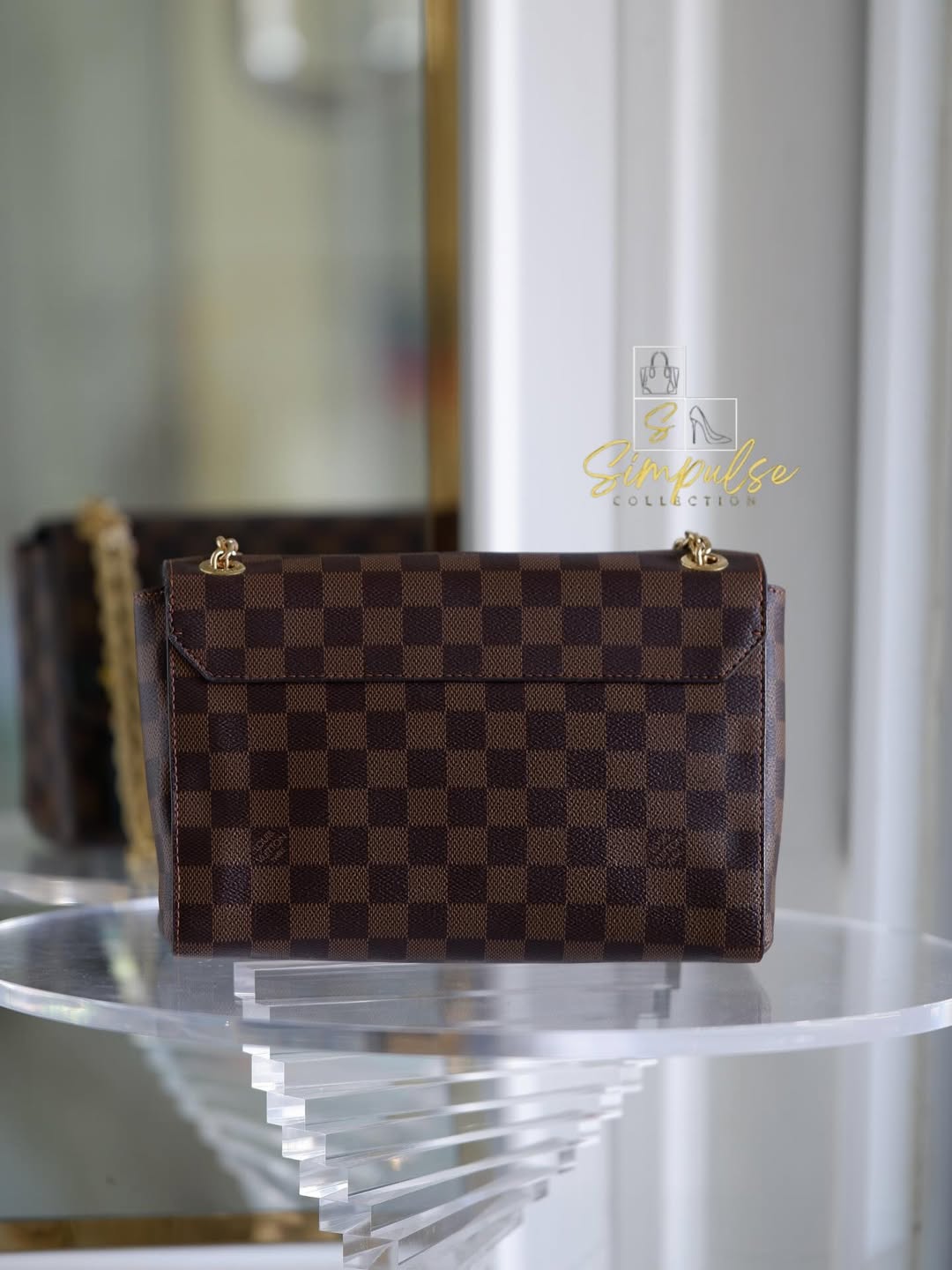 LOUIS VUITTON Vavin Damier Ebene Pm Bag