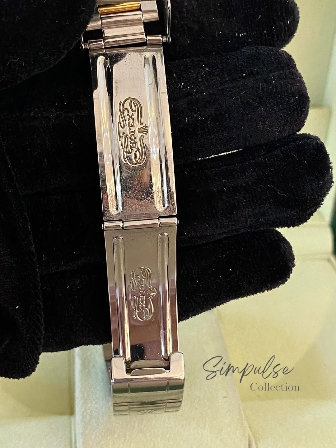 ROLEX Submariner Date "Bluesy" Royal Blue Dial w/ Oyster Steel Two Tone YG