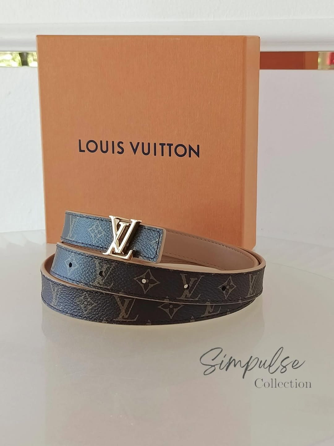 Louis Vuitton Monogram Belt GHW