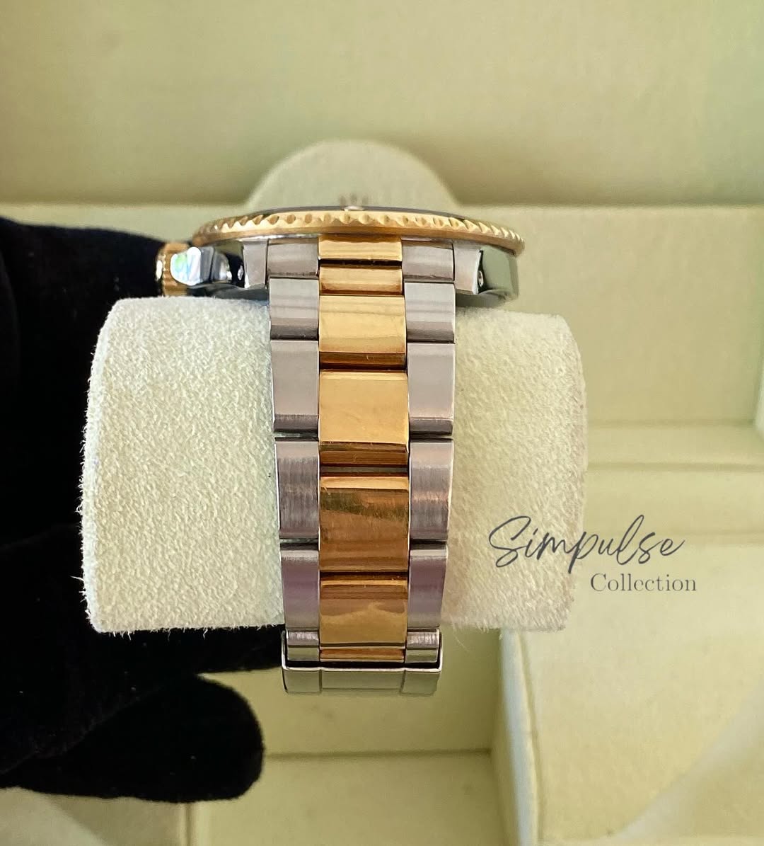 ROLEX Submariner Date "Bluesy" Royal Blue Dial w/ Oyster Steel Two Tone YG