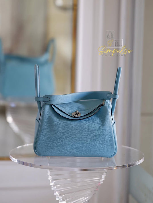 HERMES Lindy 26 Tiffany Blue