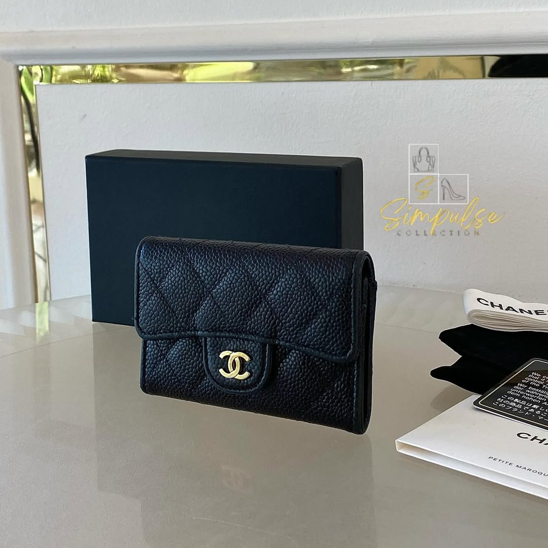 Chanel Classic Flap Caviar Cardholder