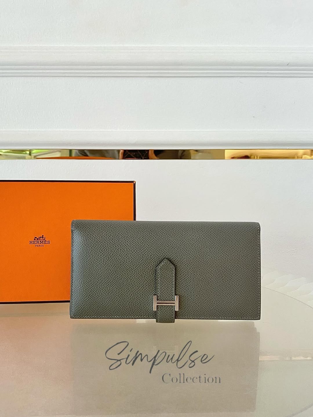 Hermes Bearn Souffle Long Wallet