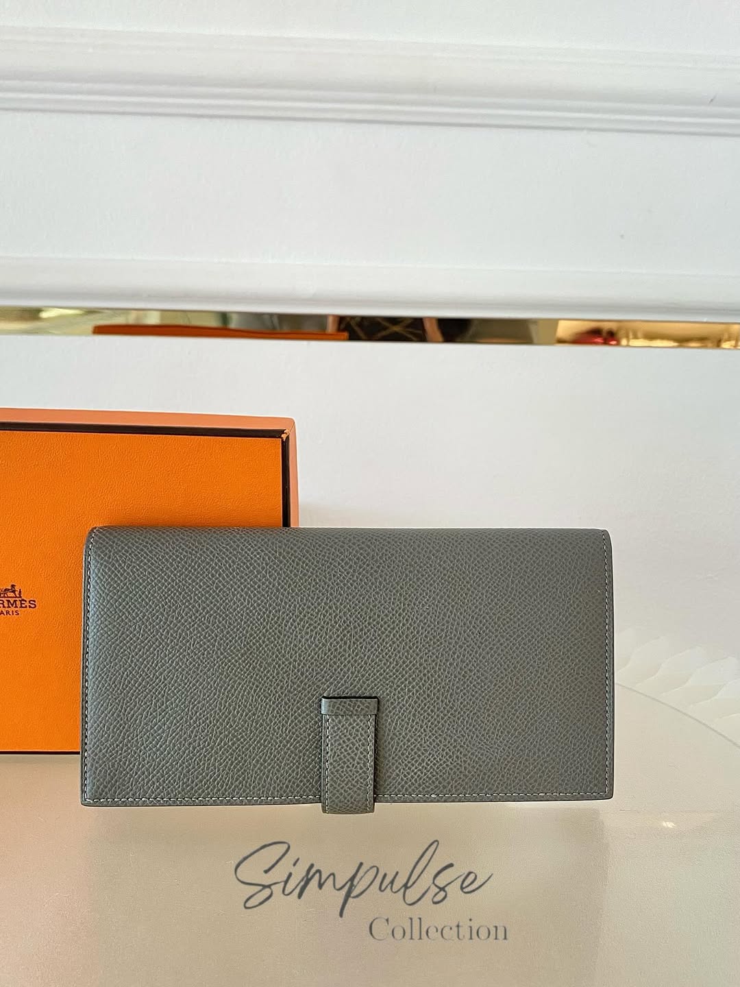 Hermes Bearn Souffle Long Wallet