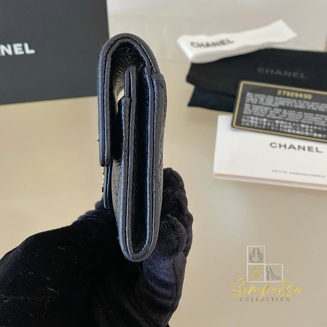 Chanel Classic Flap Caviar Cardholder