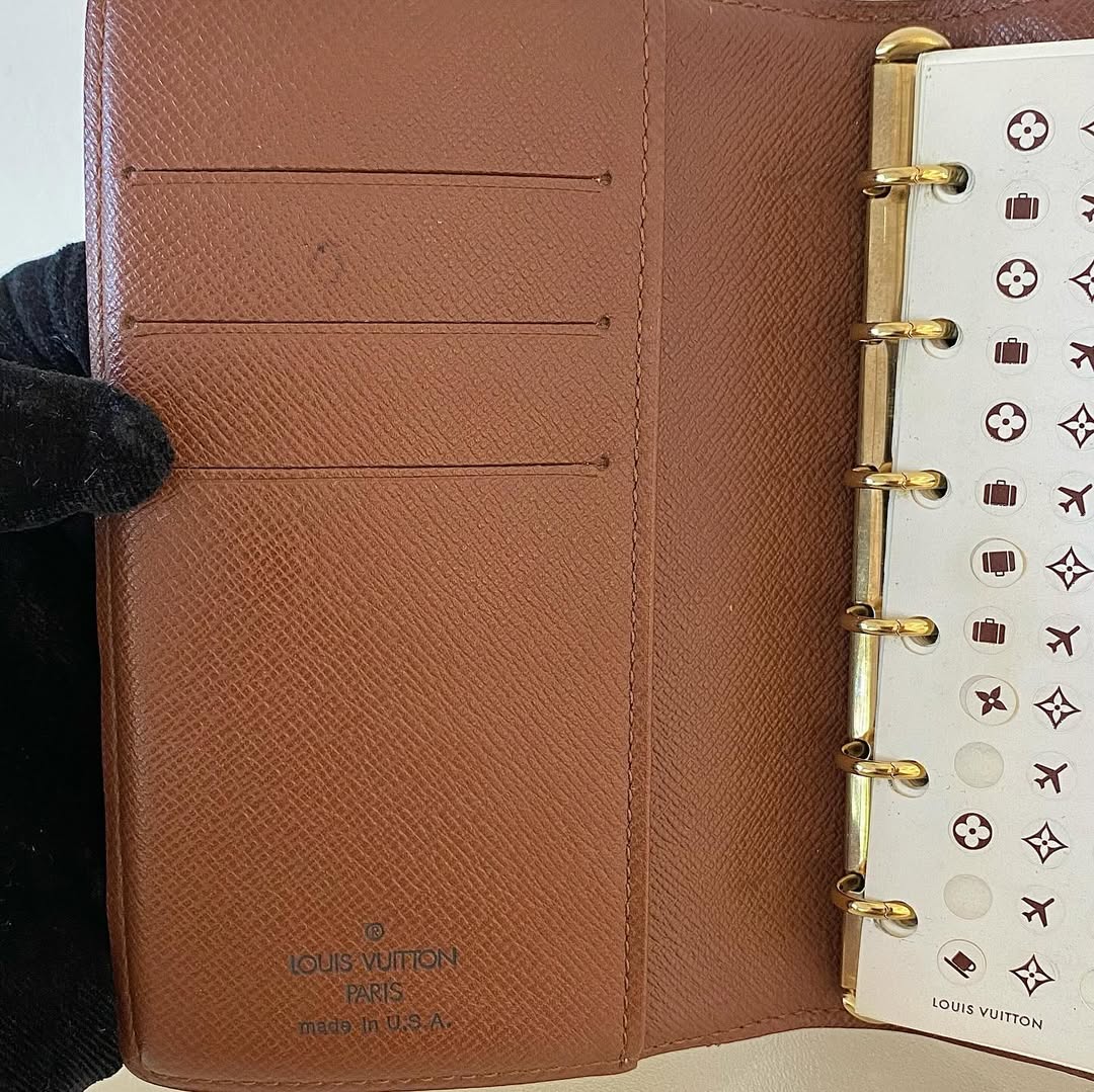 Louis Vuitton Monogram Agenda Pm Ring Cover