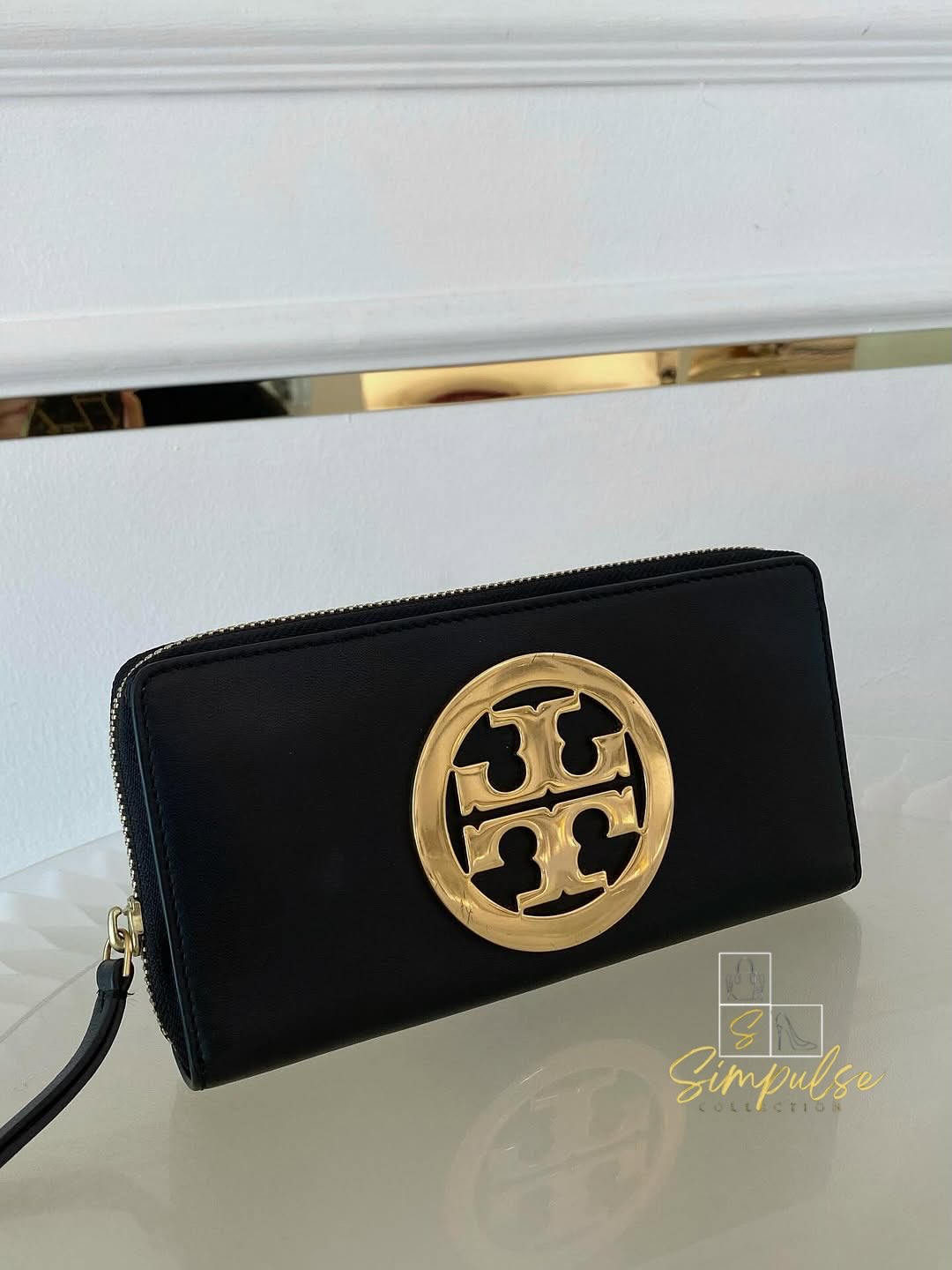 TORY BURCH Charlie Zip Continental Wallet