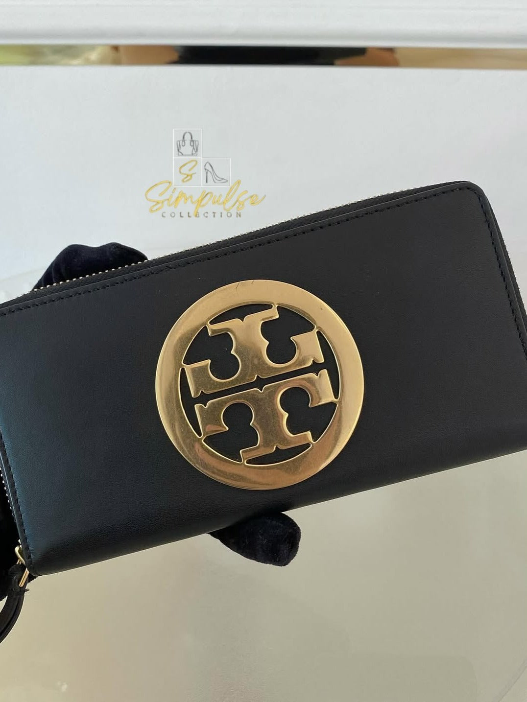 TORY BURCH Charlie Zip Continental Wallet