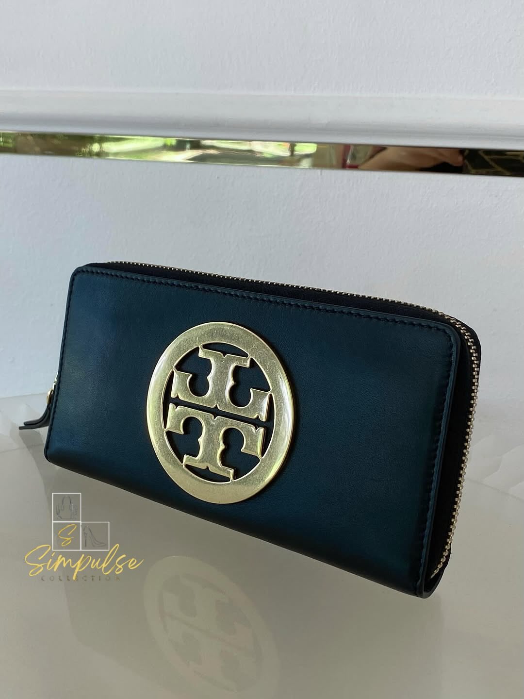 TORY BURCH Charlie Zip Continental Wallet
