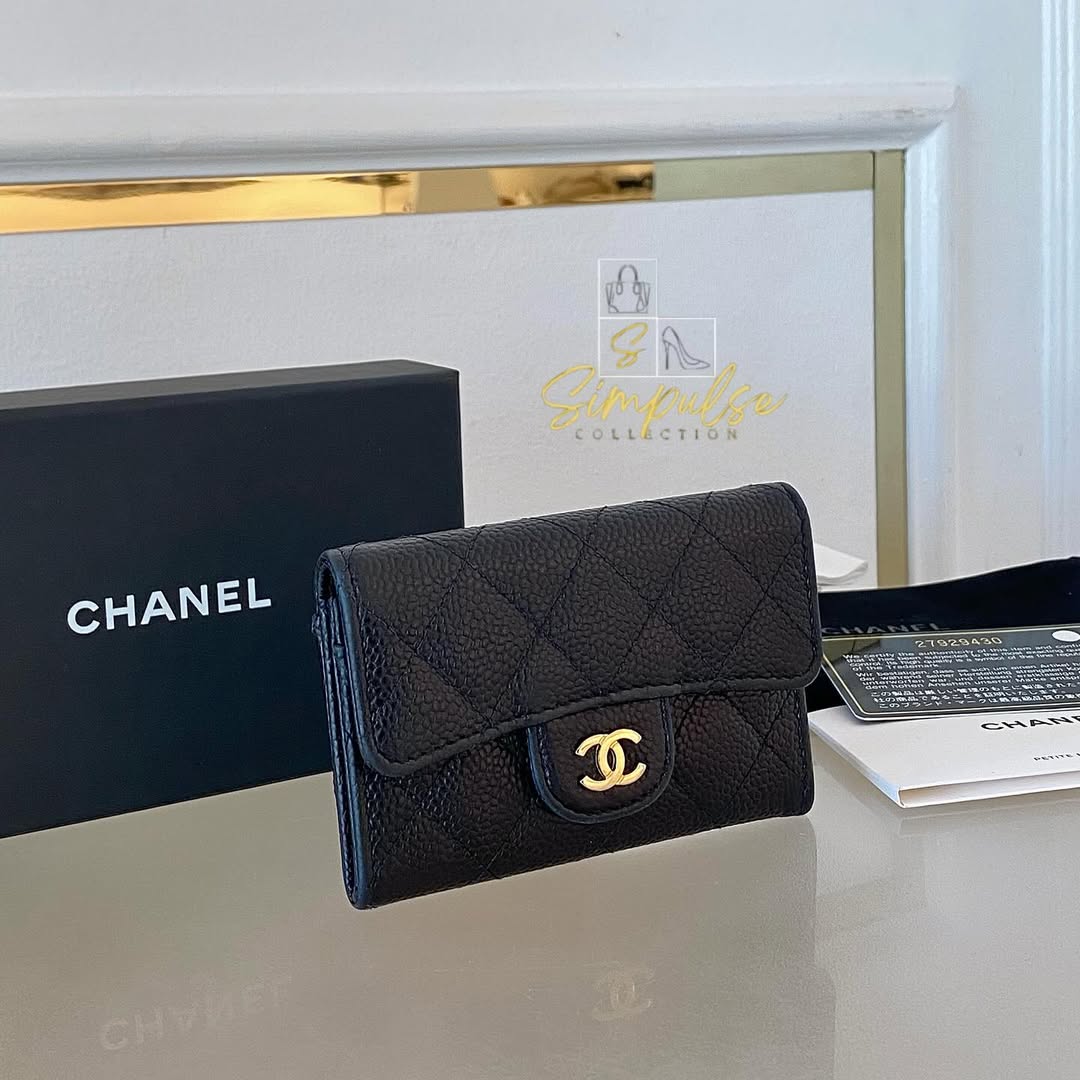 Chanel Classic Flap Caviar Cardholder