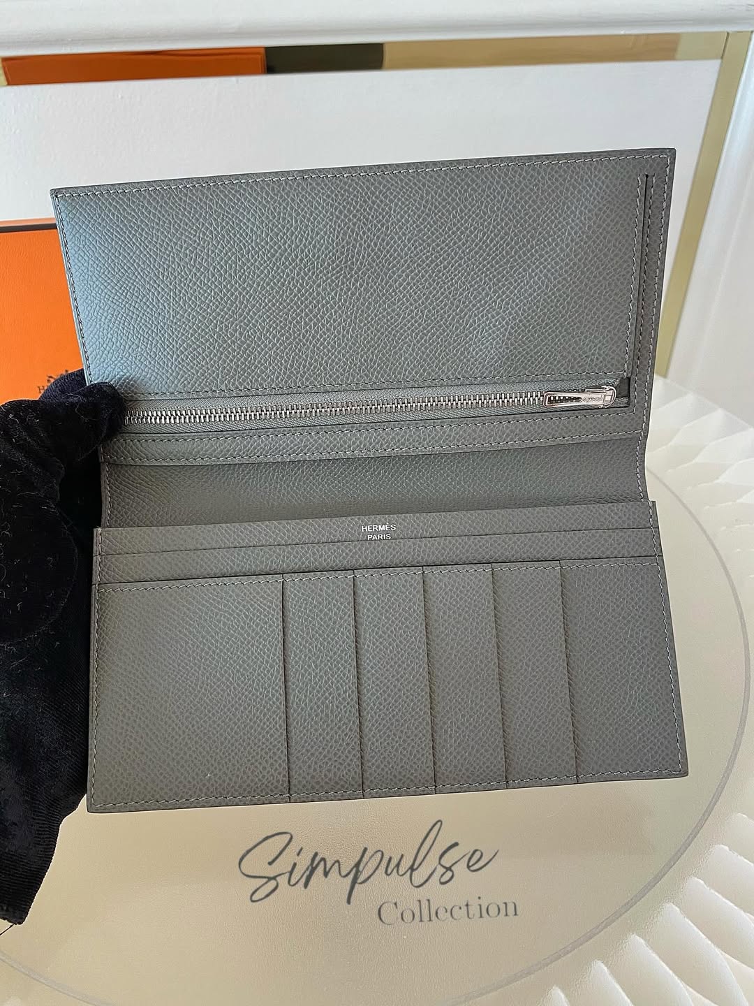 Hermes Bearn Souffle Long Wallet