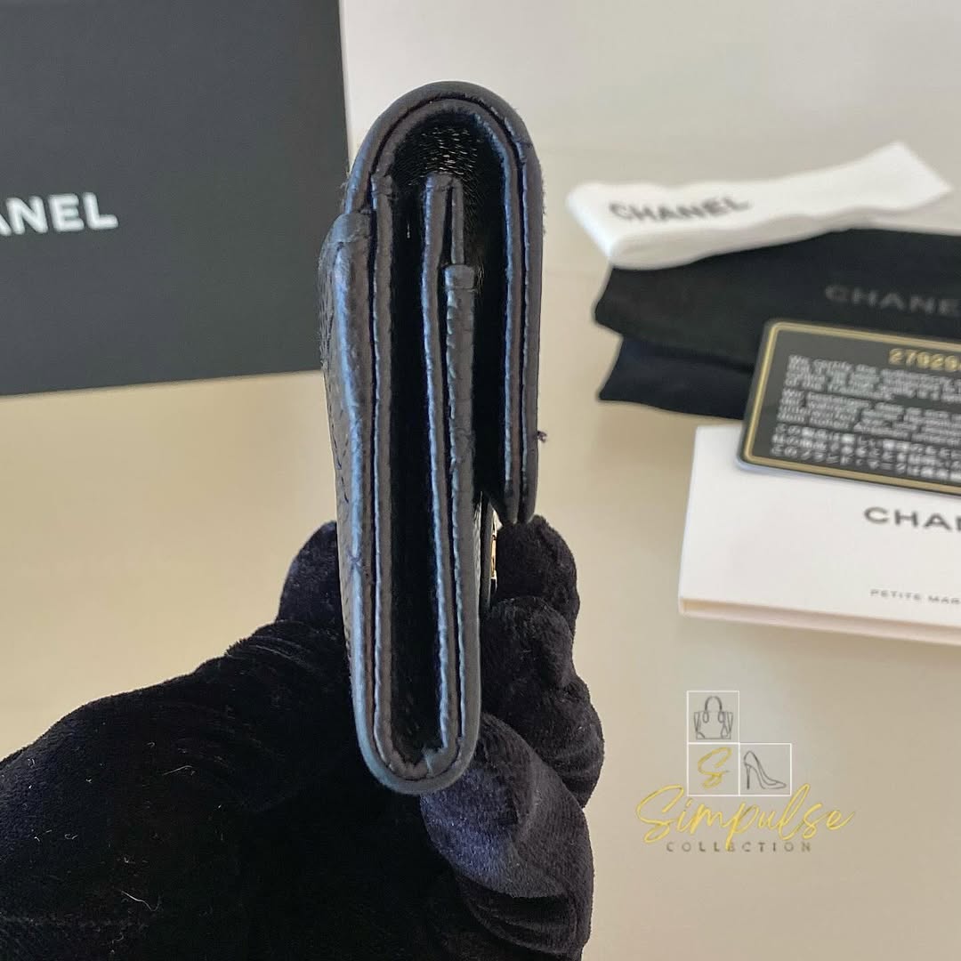Chanel Classic Flap Caviar Cardholder