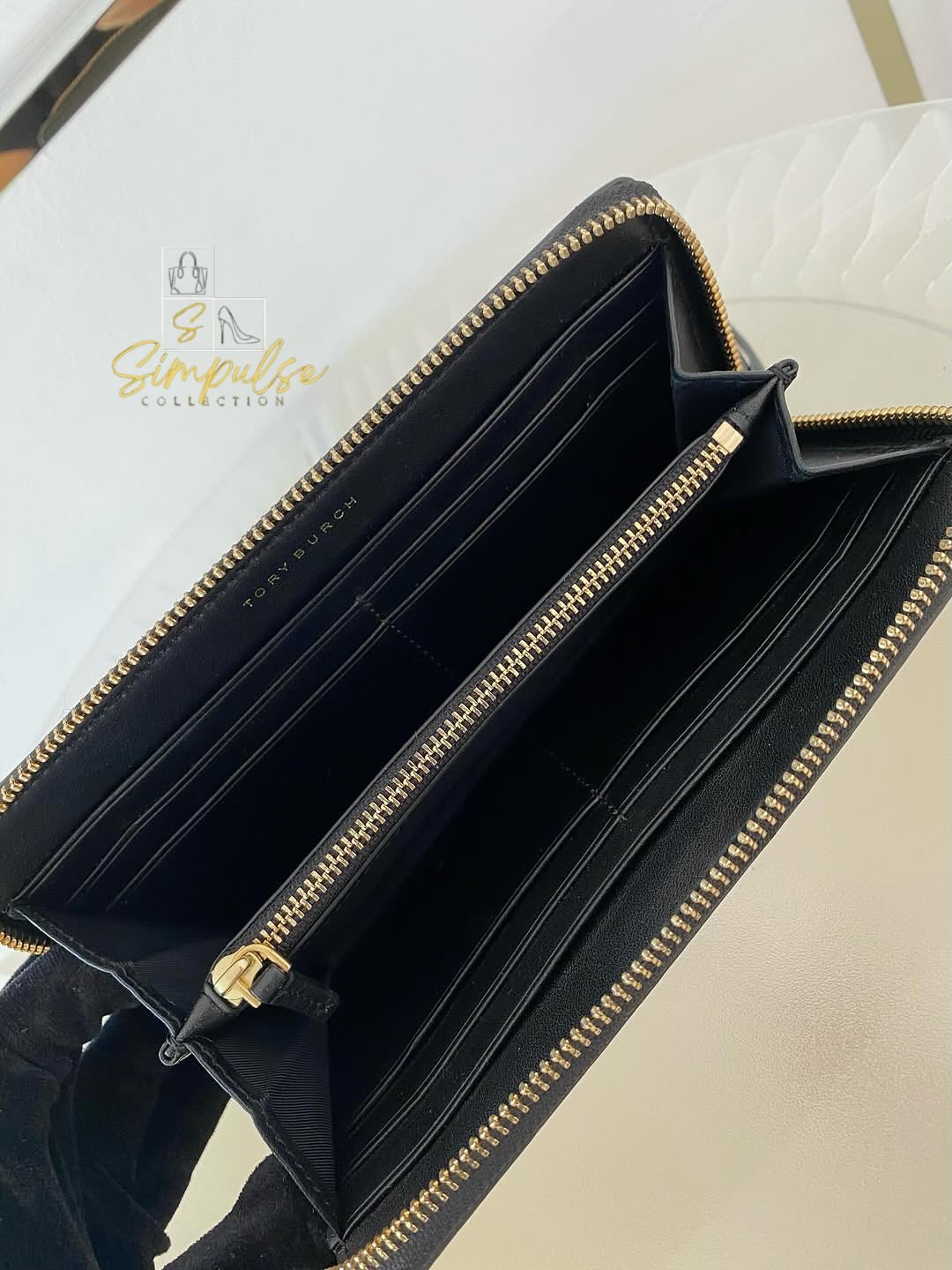 TORY BURCH Charlie Zip Continental Wallet