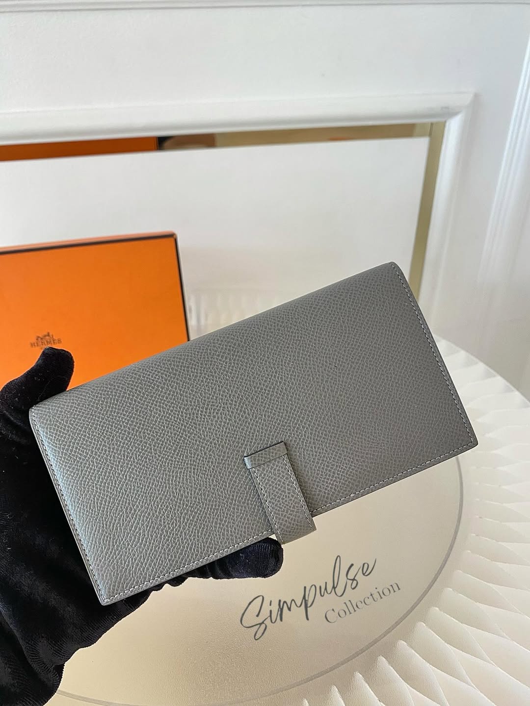 Hermes Bearn Souffle Long Wallet