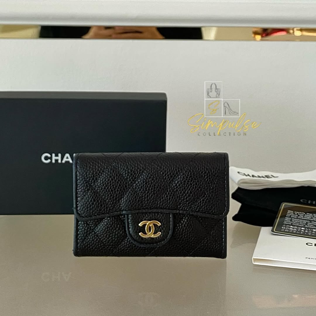 Chanel Classic Flap Caviar Cardholder