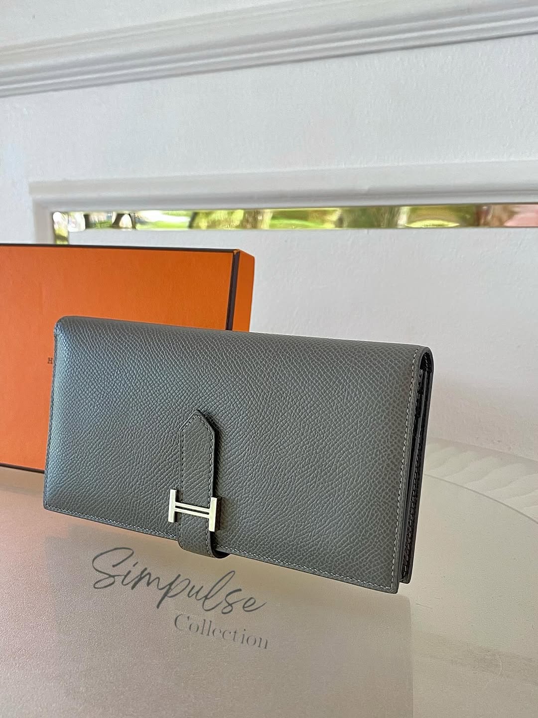 Hermes Bearn Souffle Long Wallet