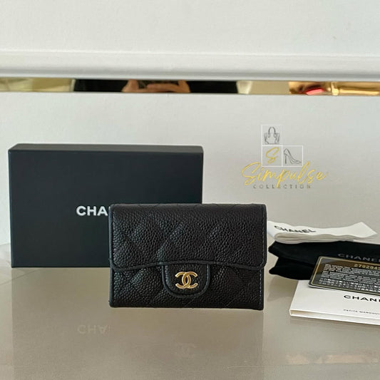 Chanel Classic Flap Caviar Cardholder