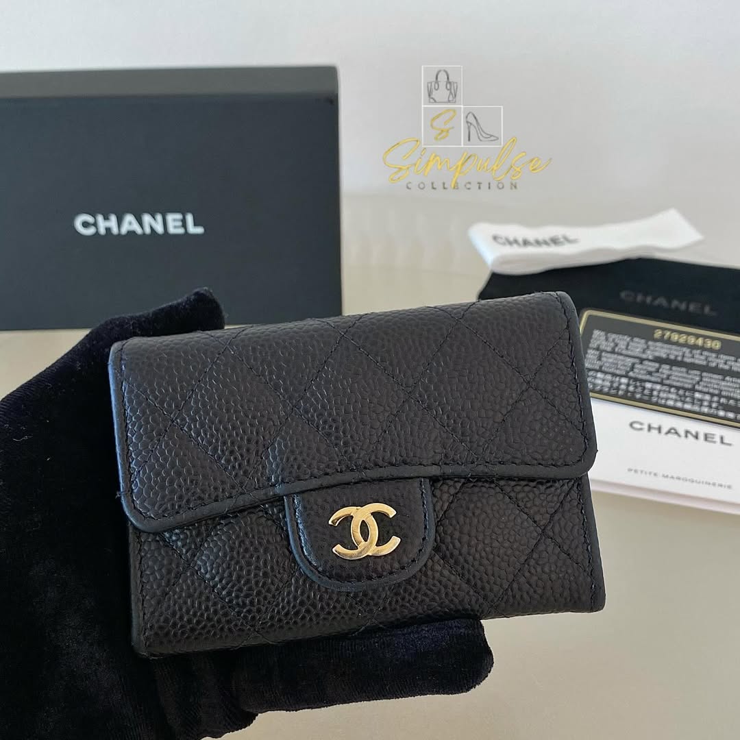 Chanel Classic Flap Caviar Cardholder
