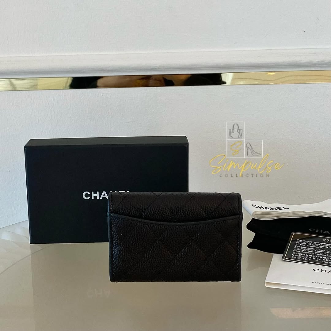 Chanel Classic Flap Caviar Cardholder