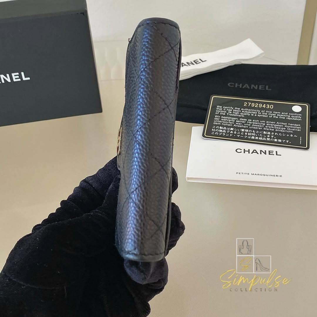 Chanel Classic Flap Caviar Cardholder