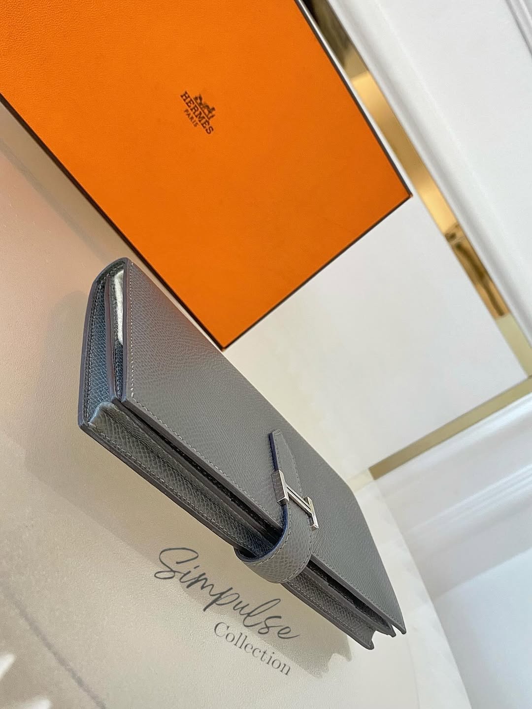 Hermes Bearn Souffle Long Wallet