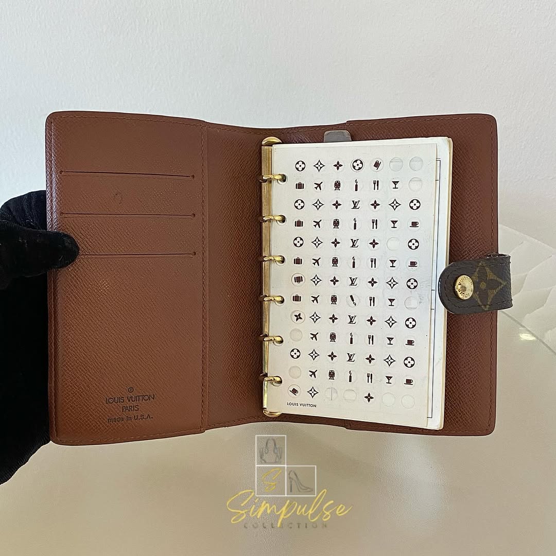 Louis Vuitton Monogram Agenda Pm Ring Cover