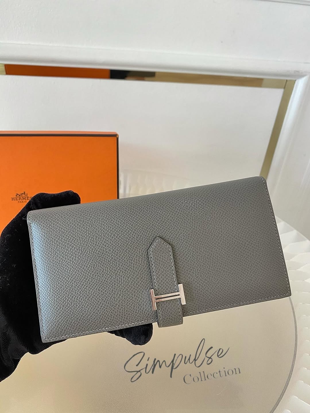 Hermes Bearn Souffle Long Wallet