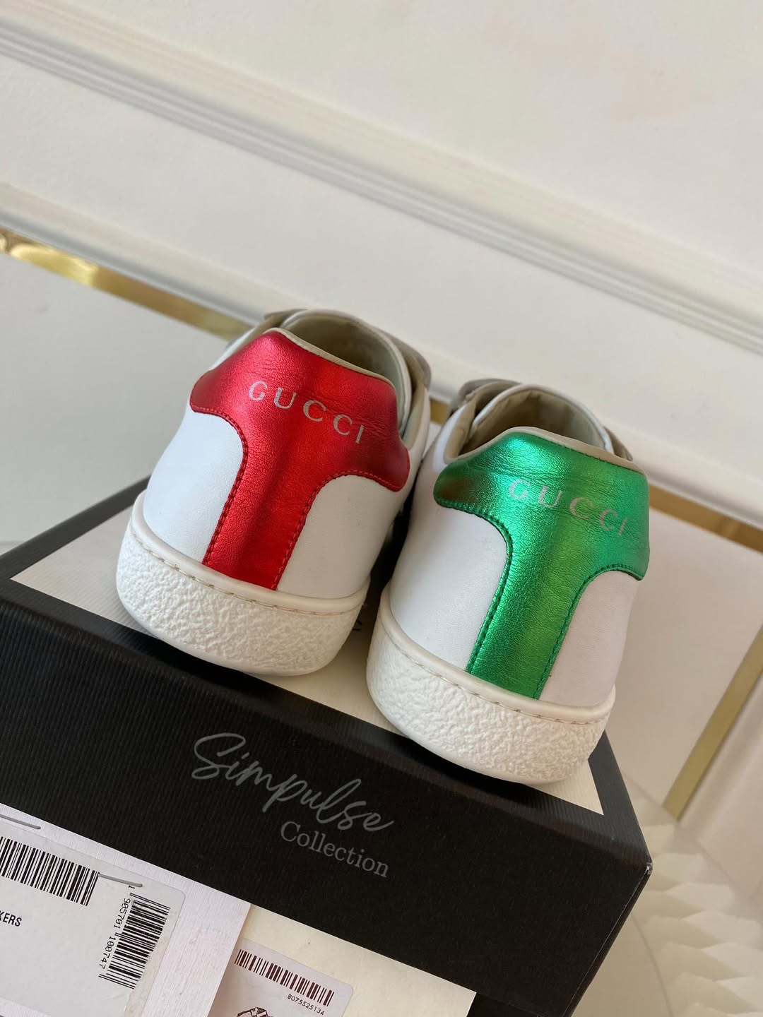 Gucci Ace White Leather Sneakers