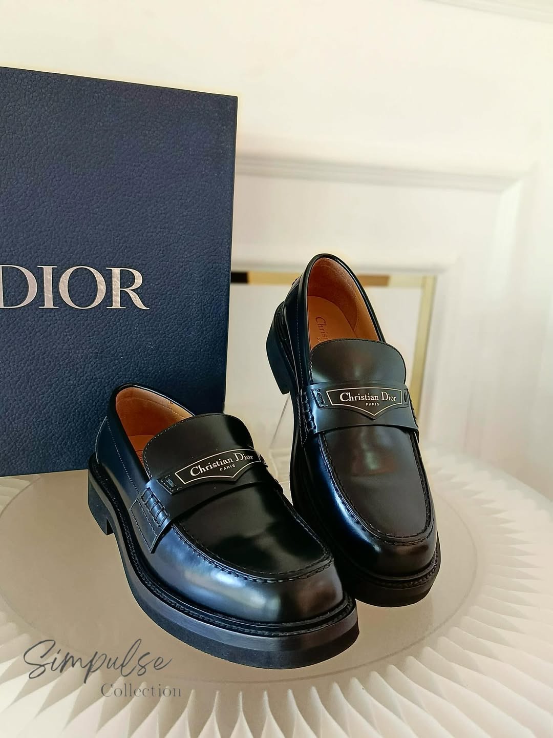 Dior Boy Platform Loafers in Brushed Calfskin