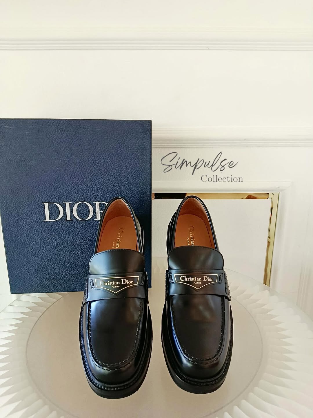 Dior Boy Platform Loafers in Brushed Calfskin