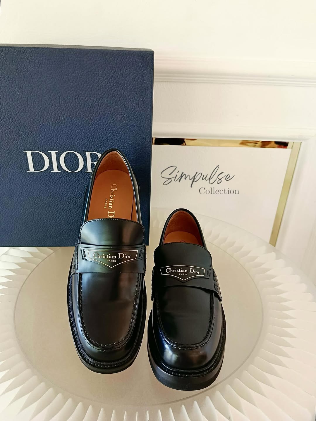 Dior Boy Platform Loafers in Brushed Calfskin