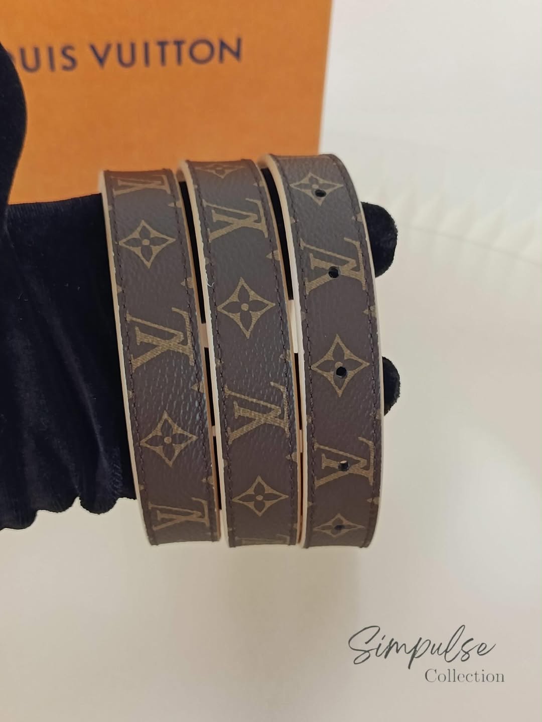 Louis Vuitton Monogram Belt GHW