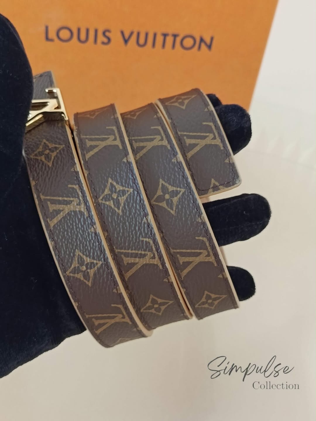 Louis Vuitton Monogram Belt GHW