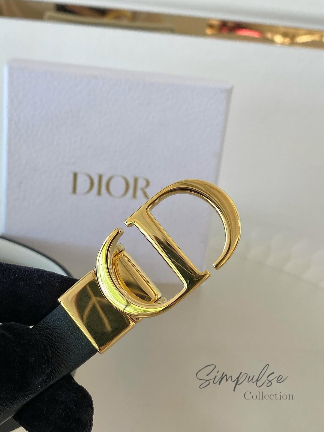 DIOR 30 Montaigne Reversible Belt
