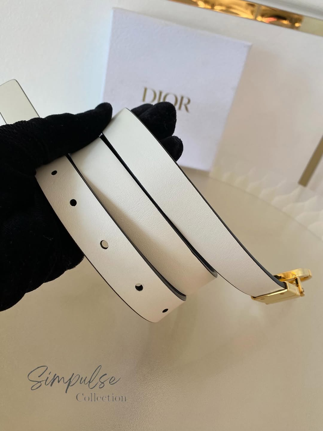 DIOR 30 Montaigne Reversible Belt