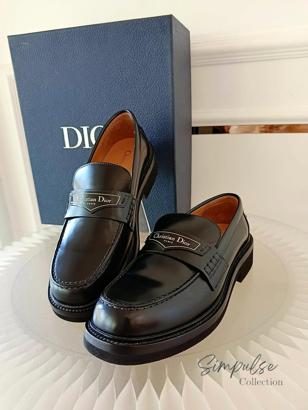 Dior Boy Platform Loafers in Brushed Calfskin