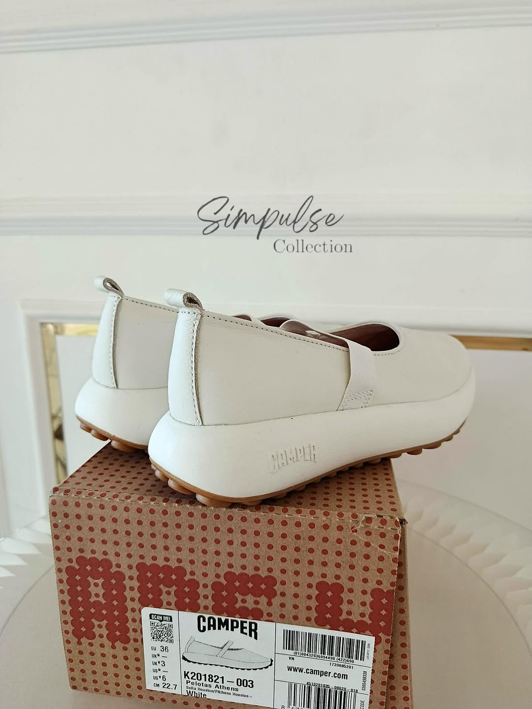 Camper Pelotas Athens Leather Mary Jane