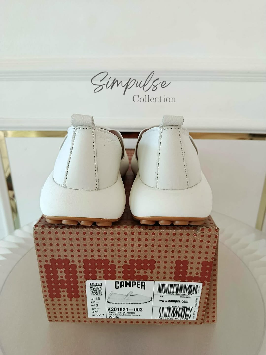 Camper Pelotas Athens Leather Mary Jane