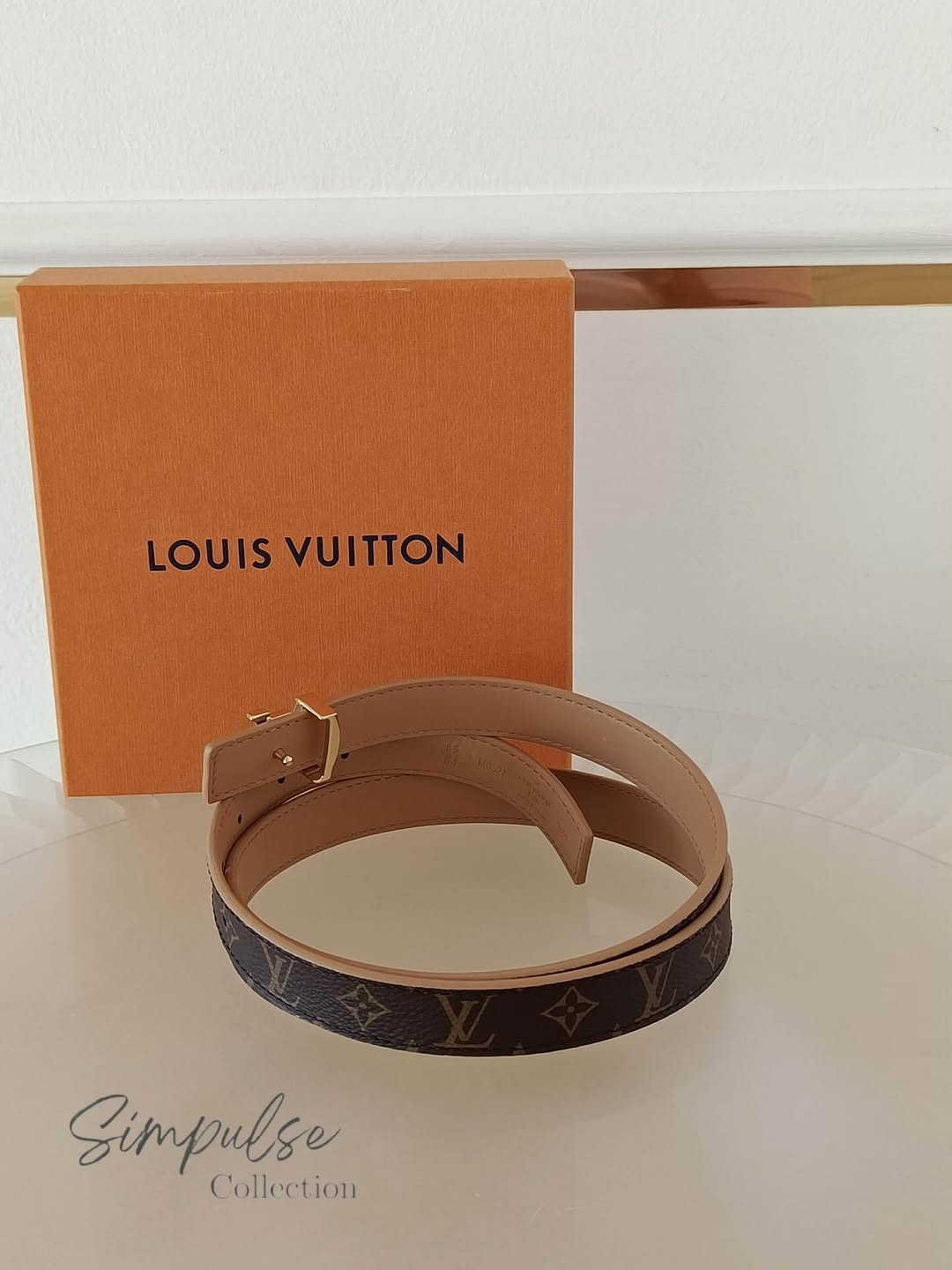Louis Vuitton Monogram Belt GHW
