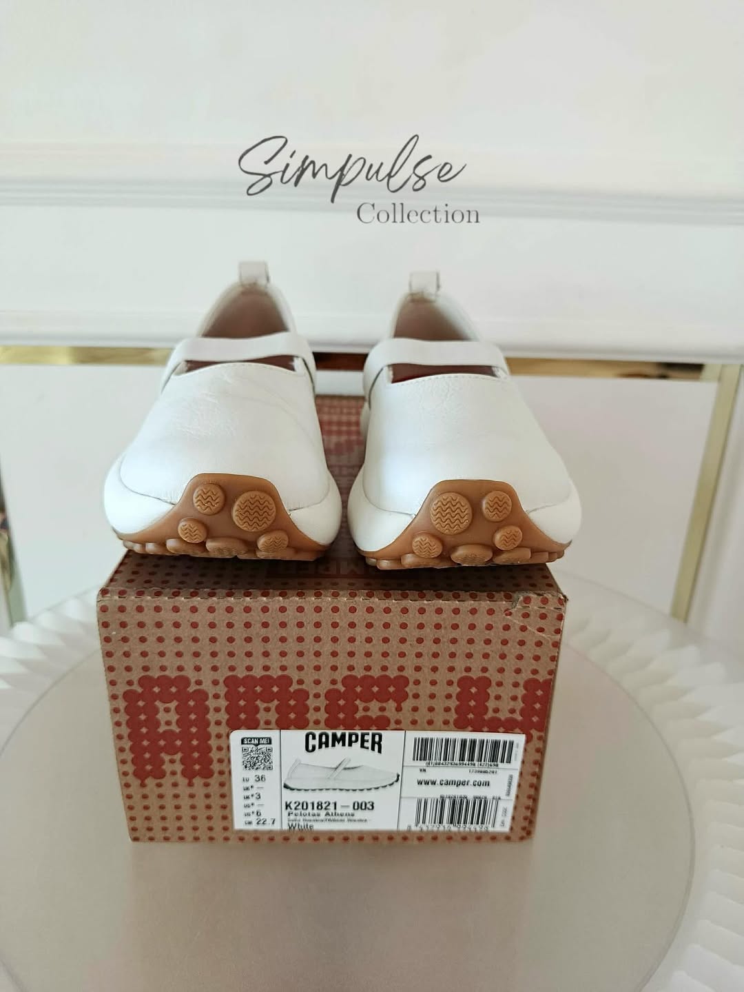 Camper Pelotas Athens Leather Mary Jane