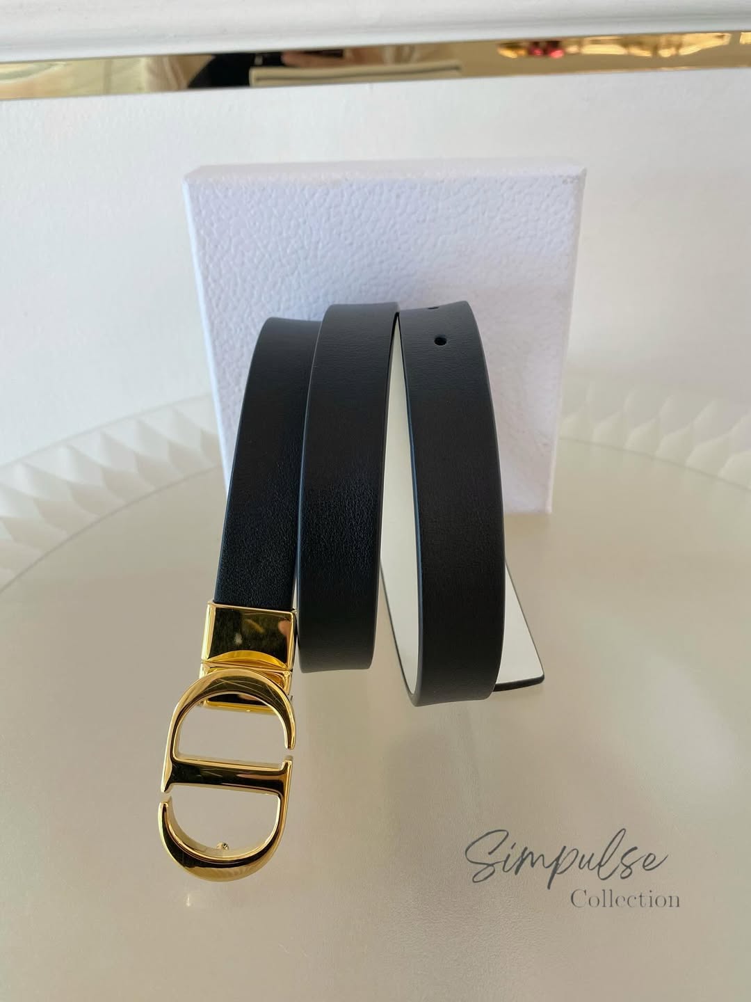 DIOR 30 Montaigne Reversible Belt