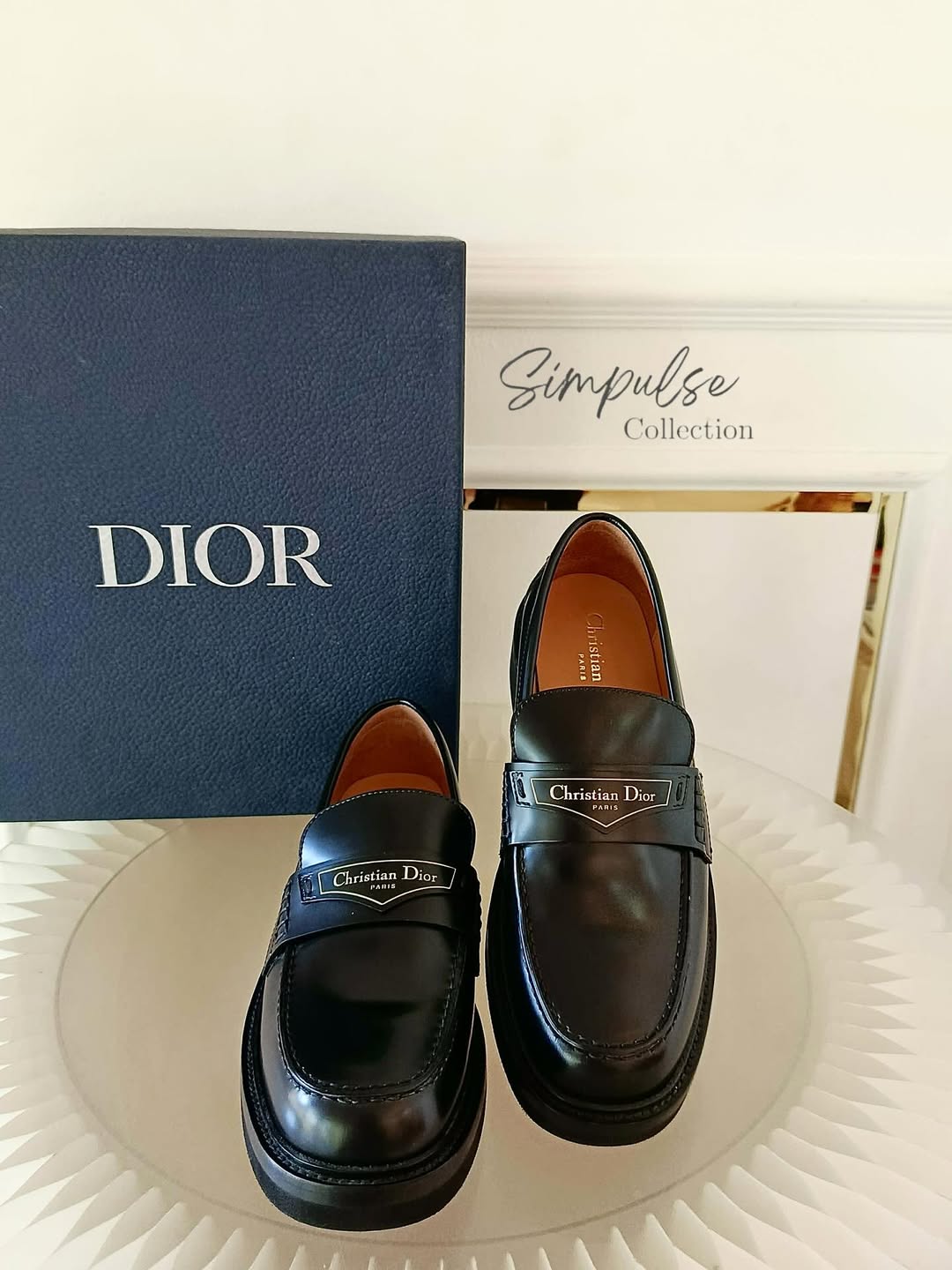 Dior Boy Platform Loafers in Brushed Calfskin
