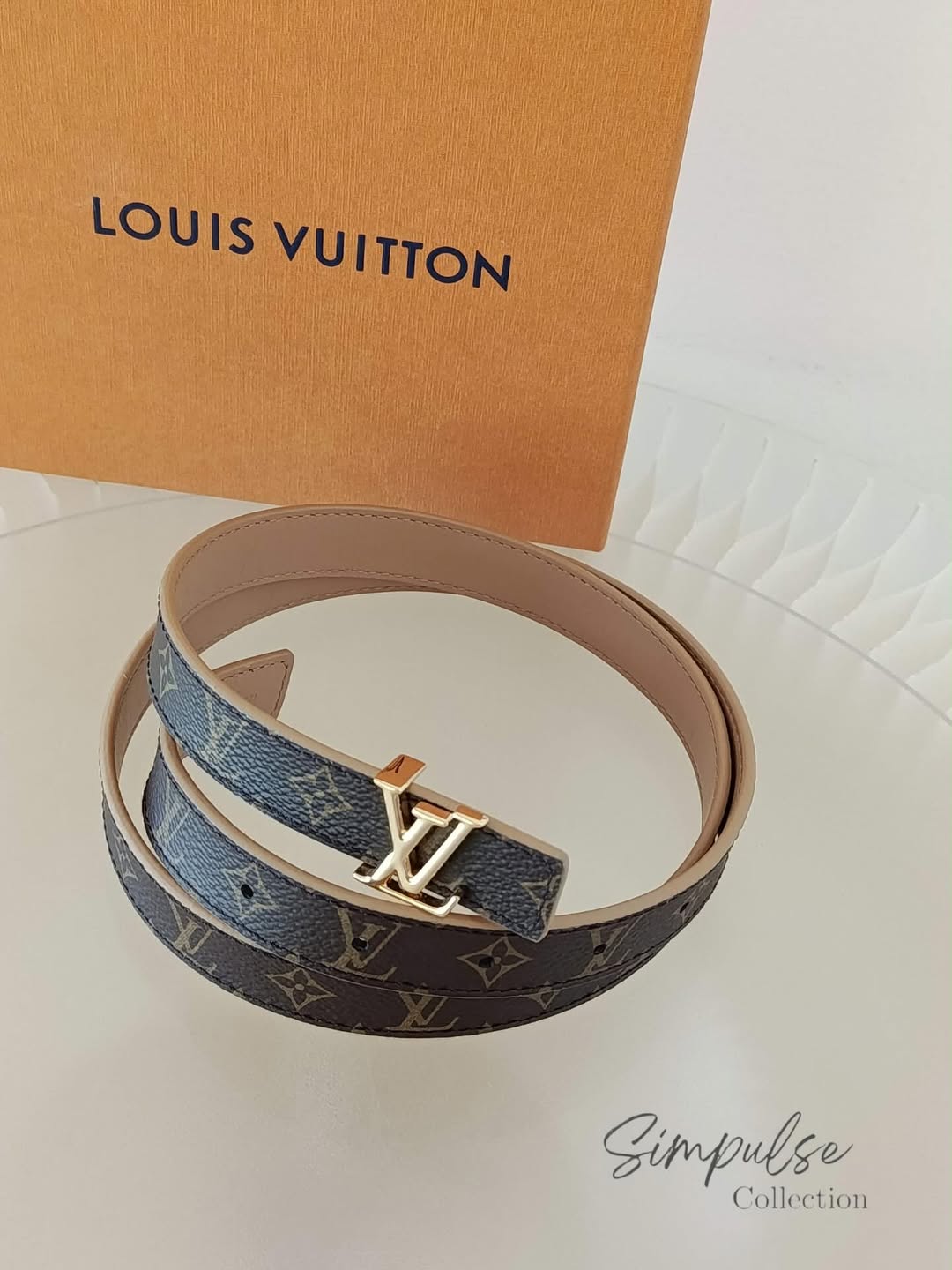 Louis Vuitton Monogram Belt GHW