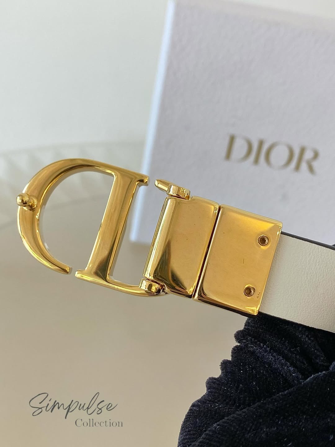 DIOR 30 Montaigne Reversible Belt