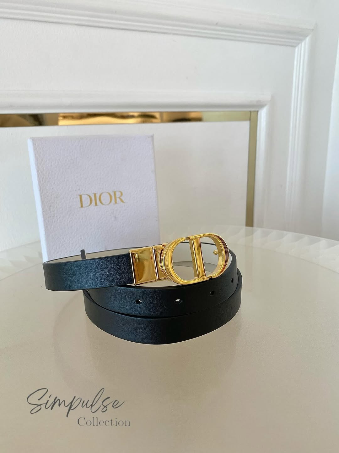 DIOR 30 Montaigne Reversible Belt