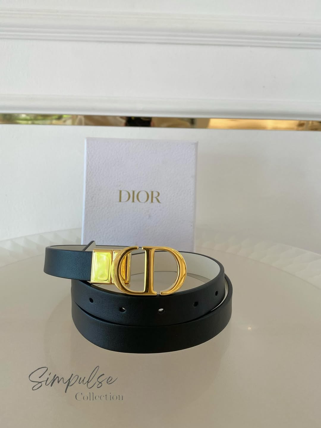 DIOR 30 Montaigne Reversible Belt
