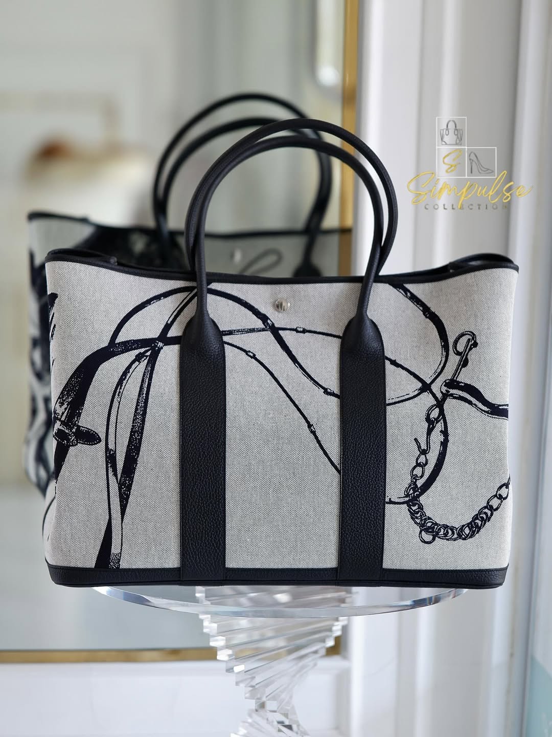 HERMES Garden Party Tote 49 Voyage