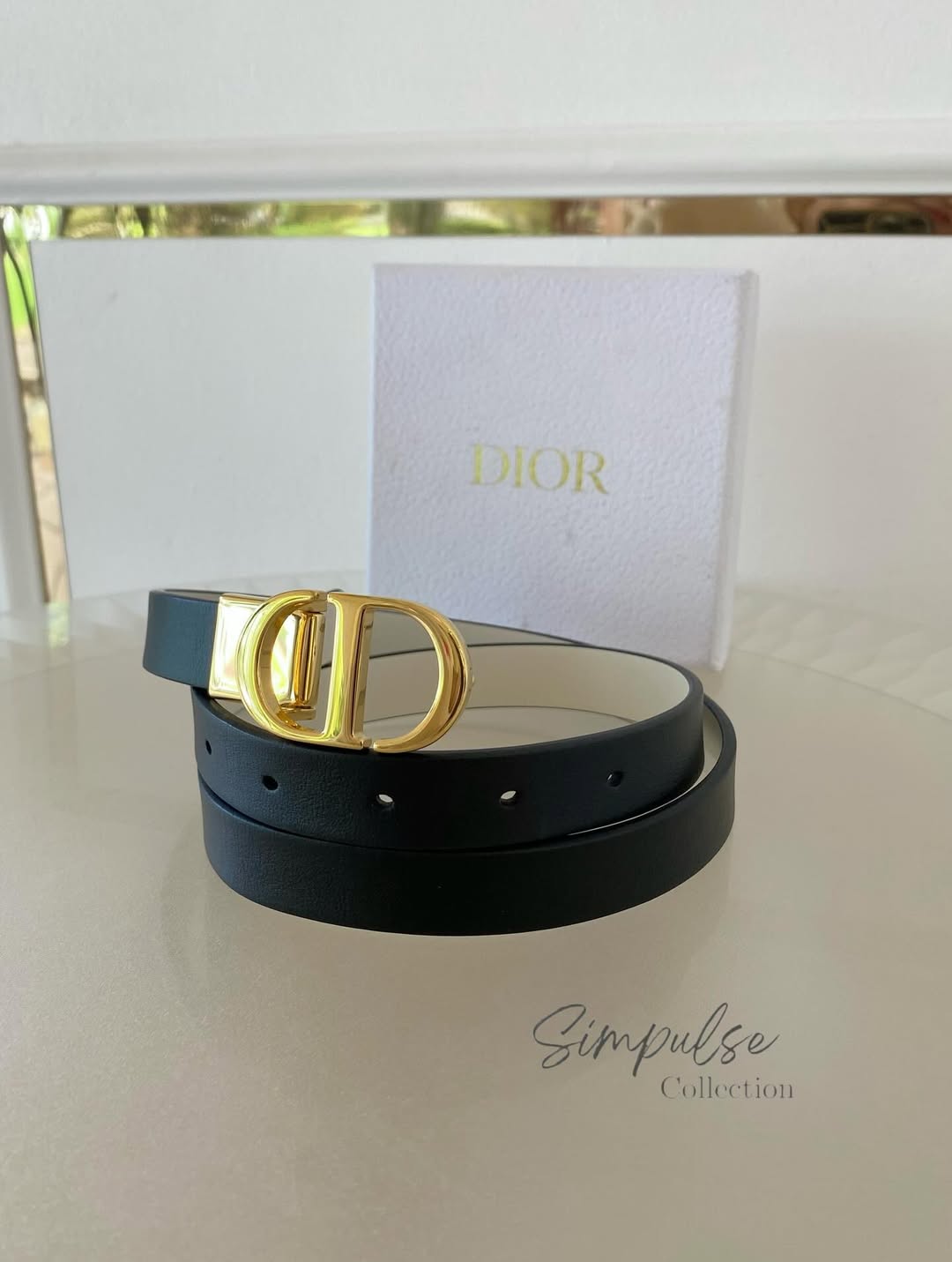 DIOR 30 Montaigne Reversible Belt