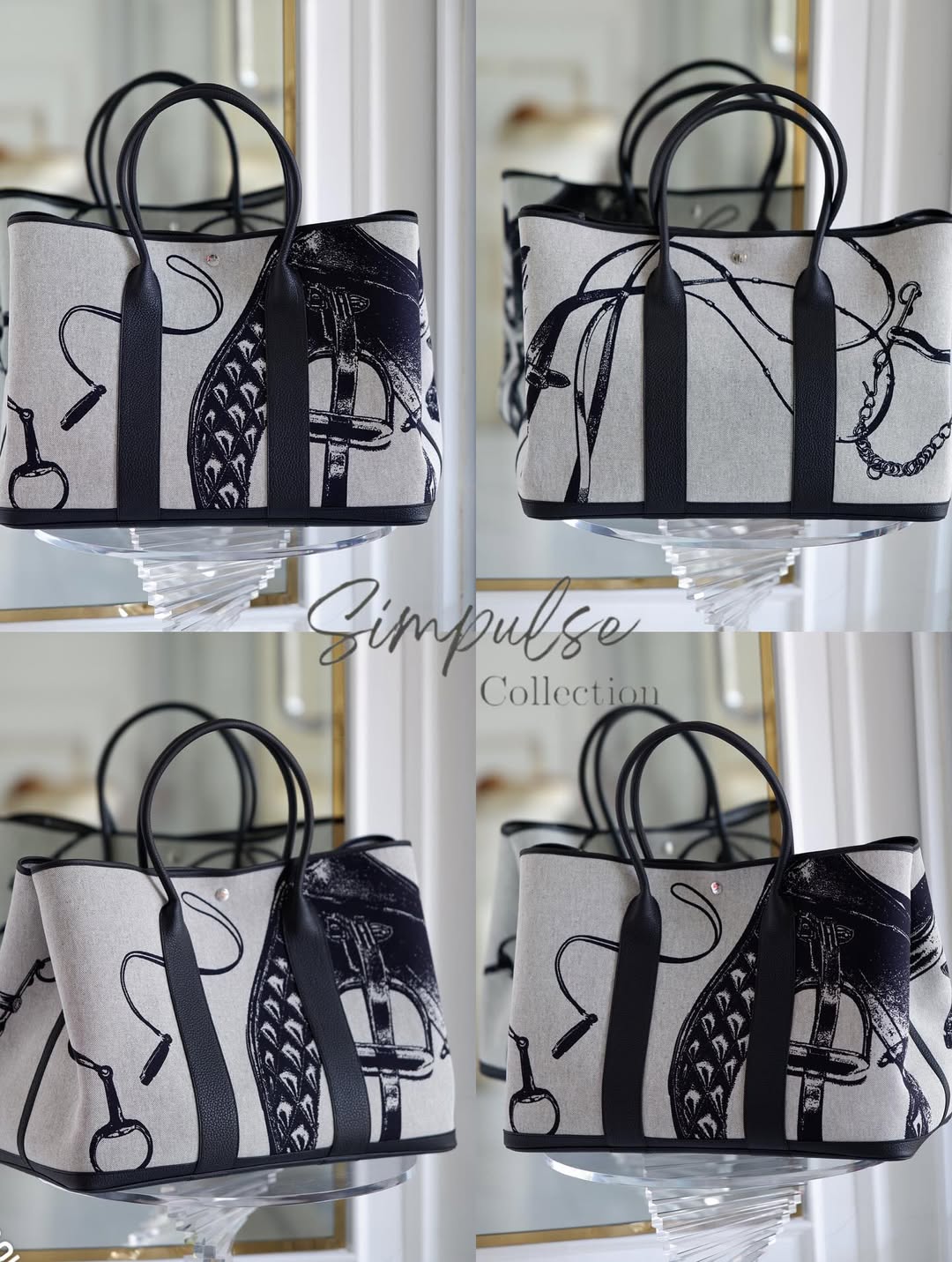 HERMES Garden Party Tote 49 Voyage